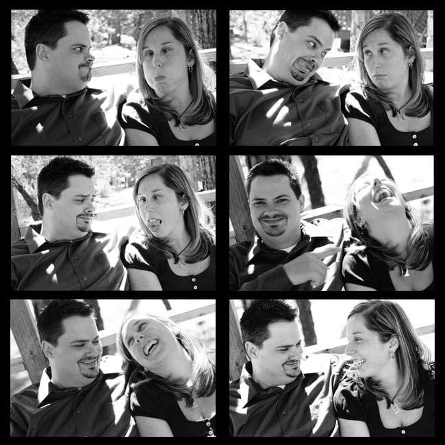 Matt & Ally BW Collage